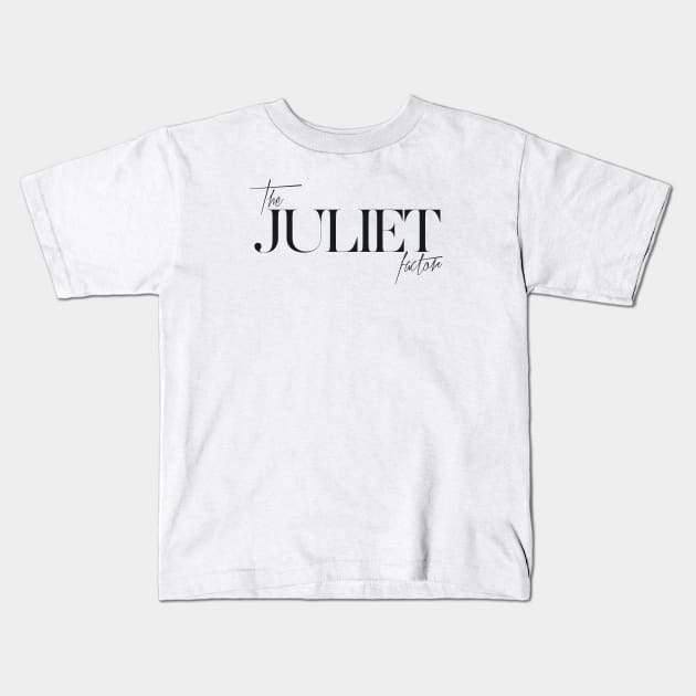 The Juliet Factor Kids T-Shirt by TheXFactor